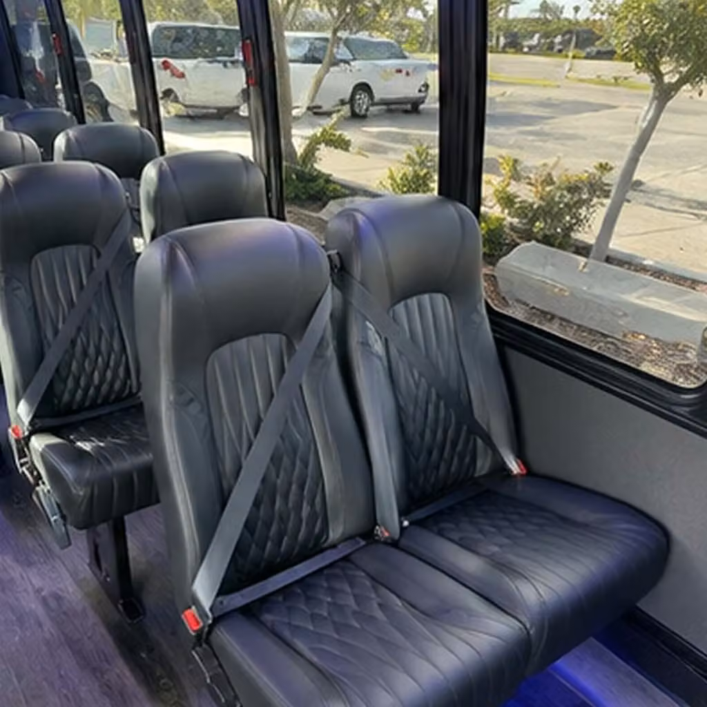 25 passenger minibus inside
