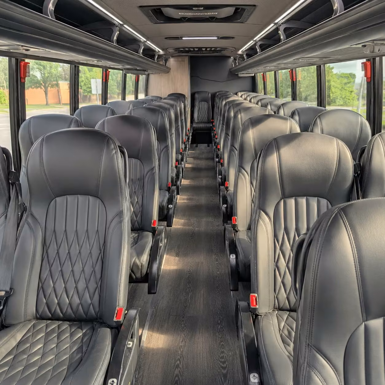 35 passenger minibus inside