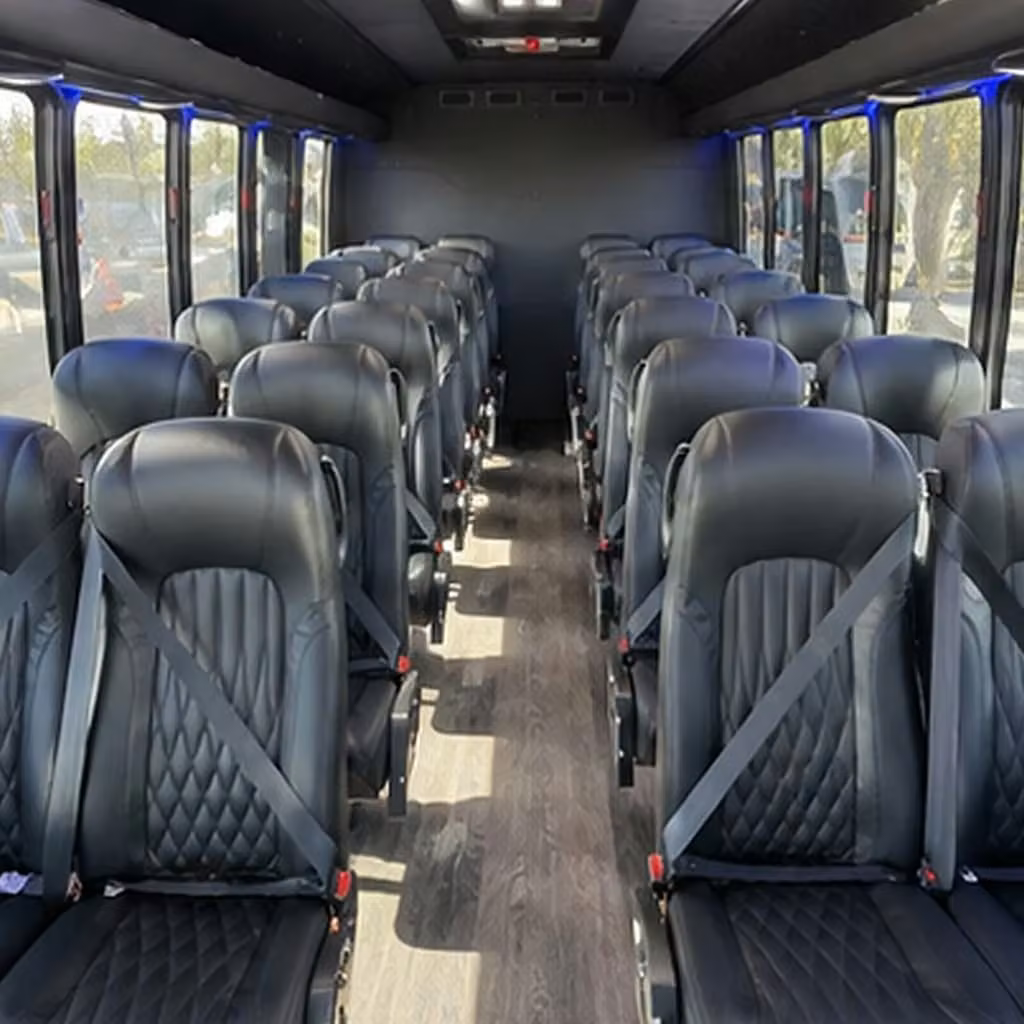 35 passenger minibus interior